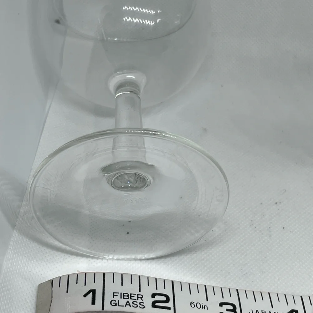 Hand crafted small stemmed wine glass embellished vintage jewelry pearl crystal - Picture 5 of 5